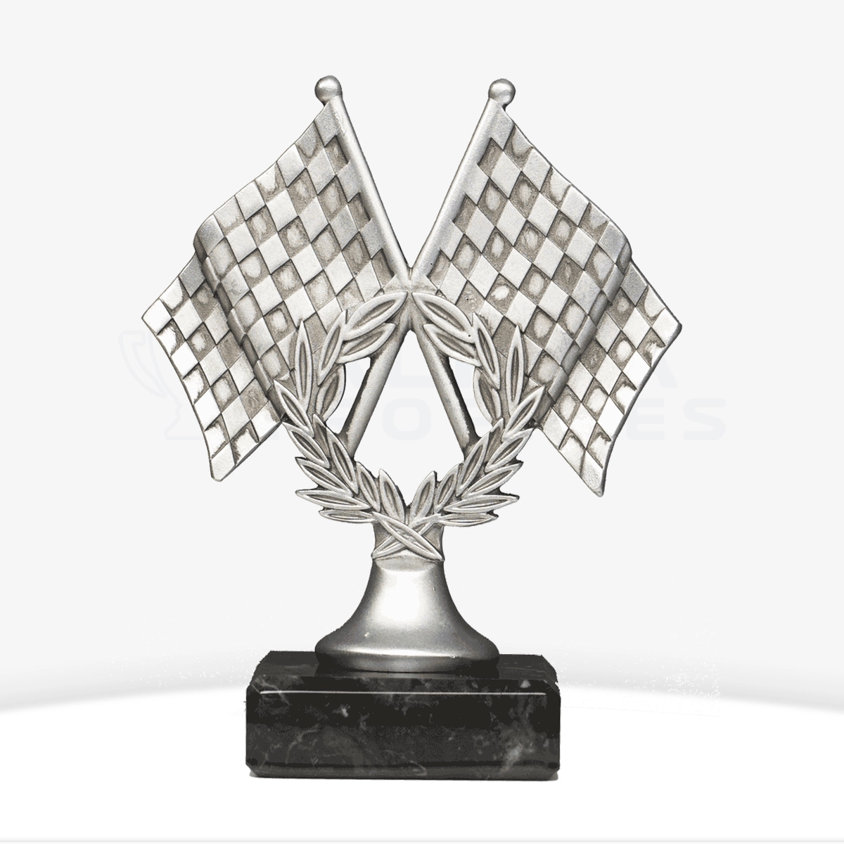 Flags on Marble Base Trophy