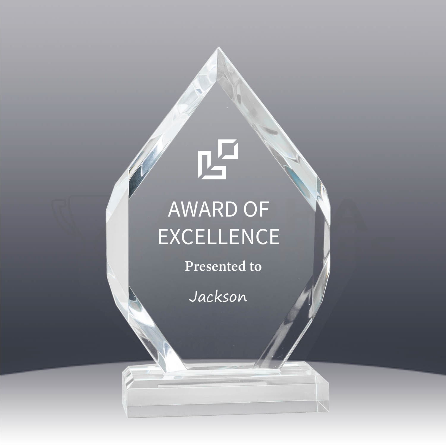 acrylic-arrow-award-with-text