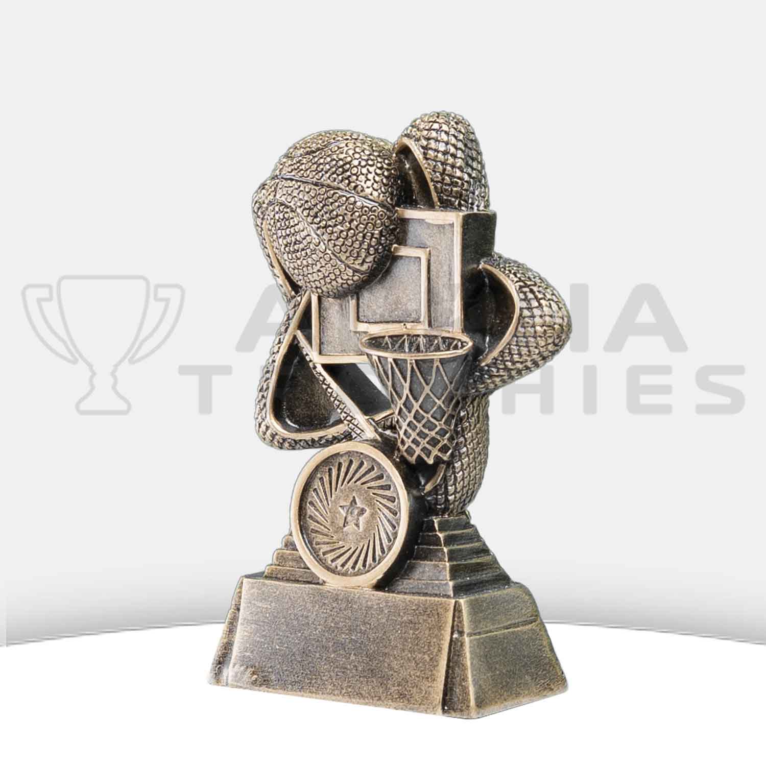 Rising StarBasketball Trophy 100MM Alpha Trophies