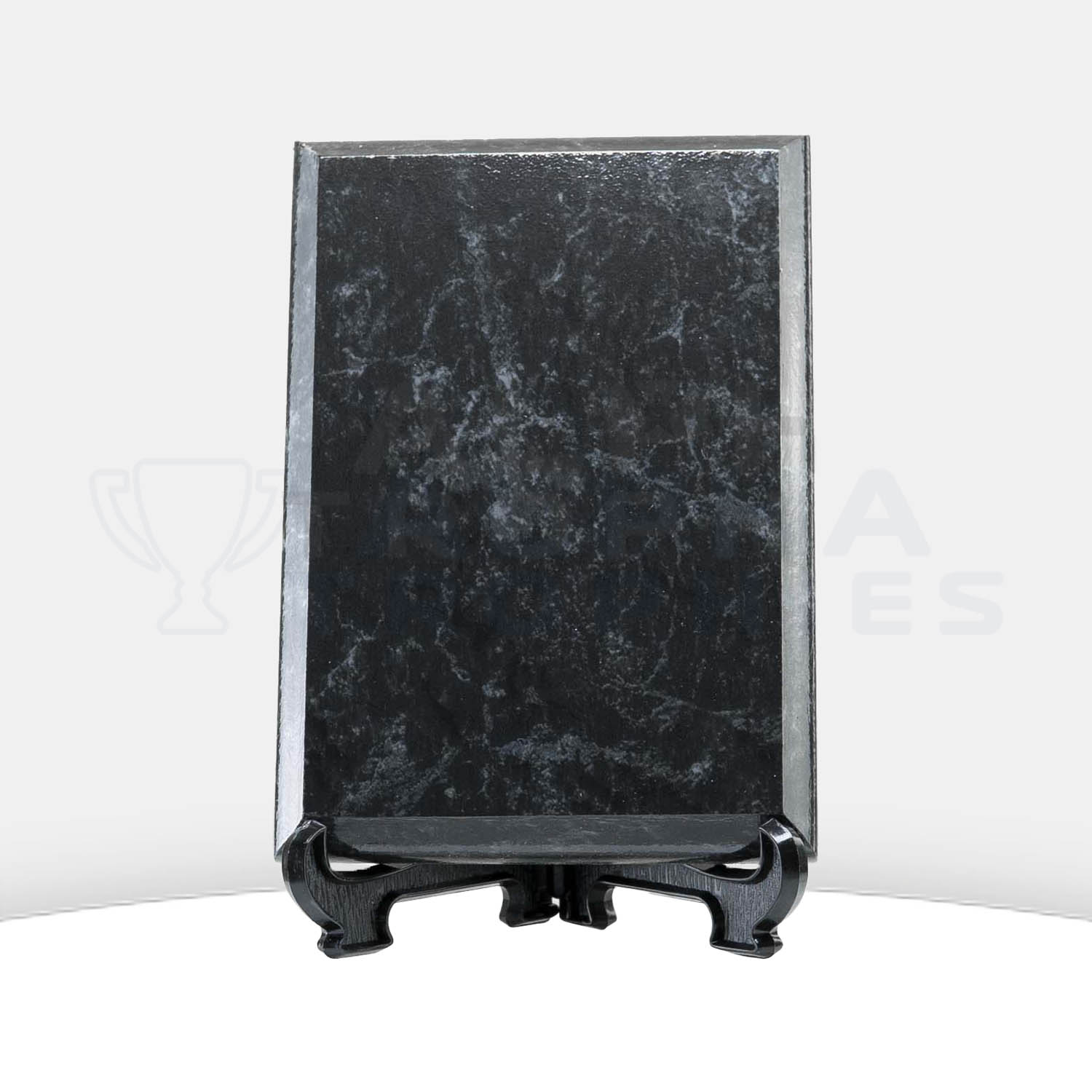 black-marble-plaque-on-easel-stand-front-4141