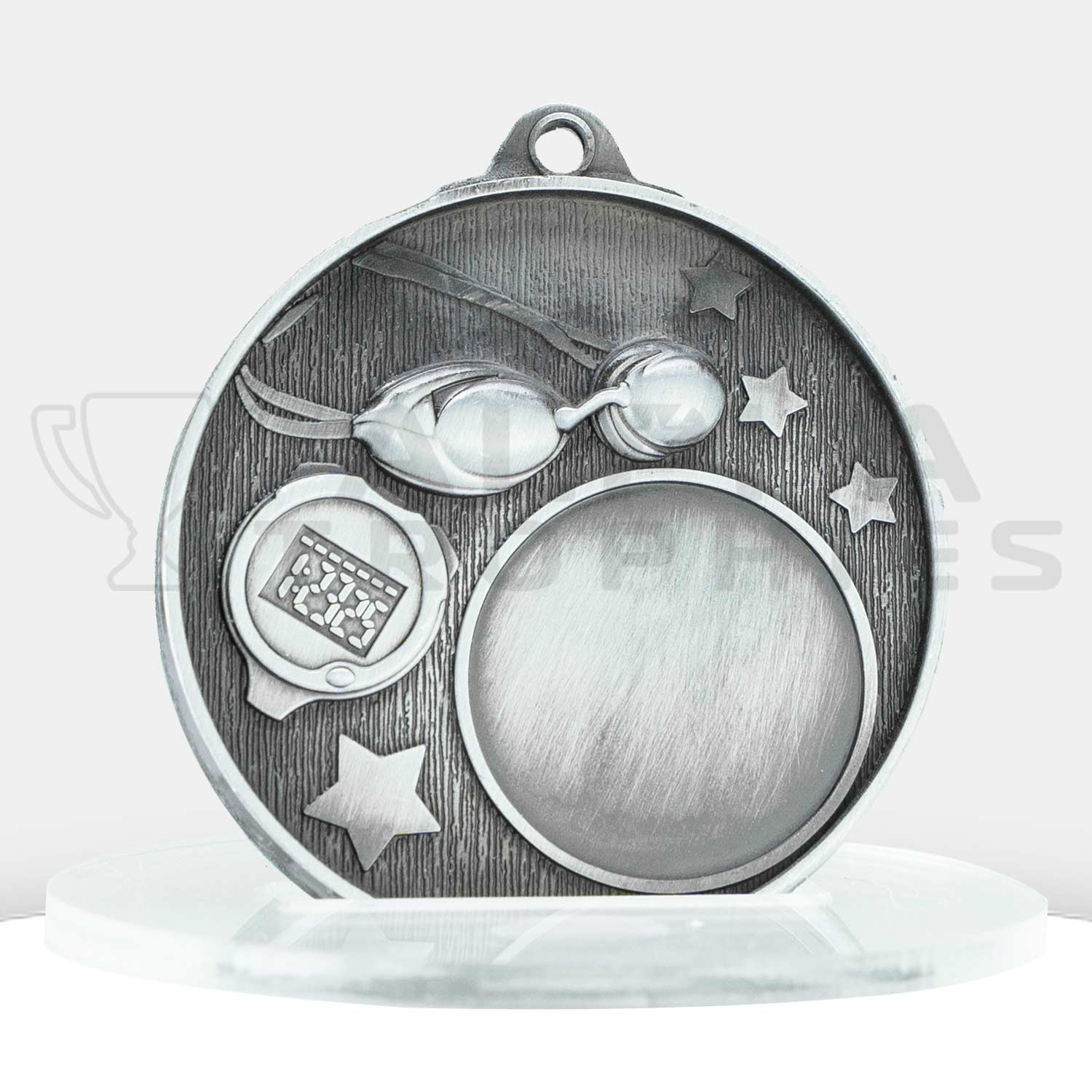 club-medal-swimming-silver-front