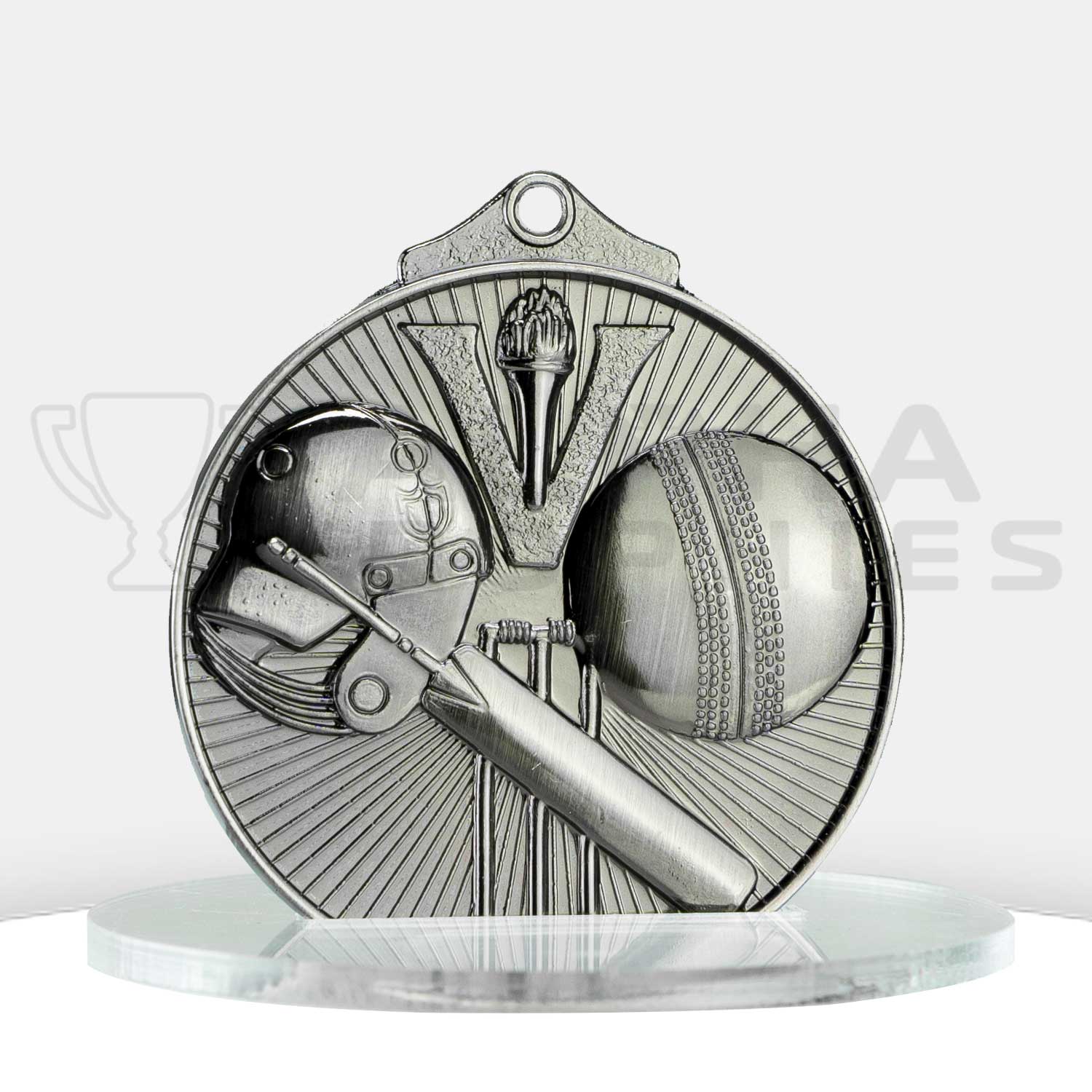 cricket-medal-silver-front