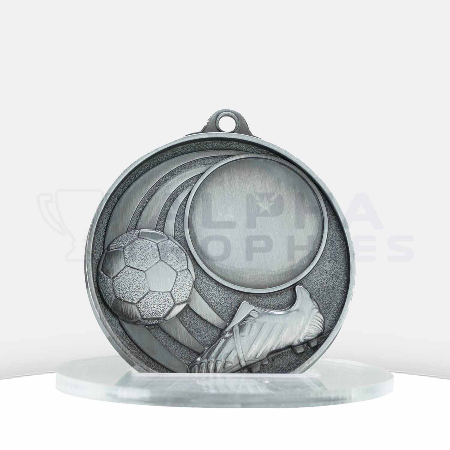 football-medal-insert-option-silver-front-8403