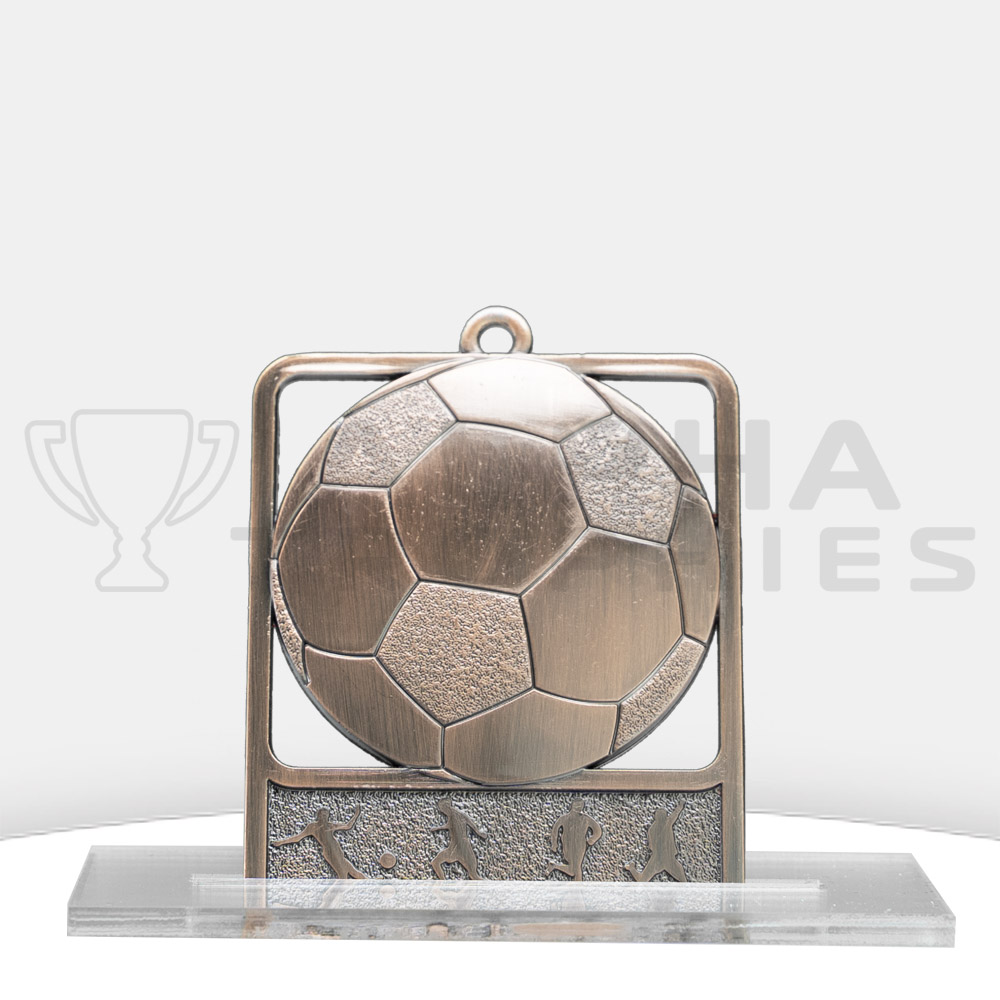 football-medal-rosetta-bronze-front