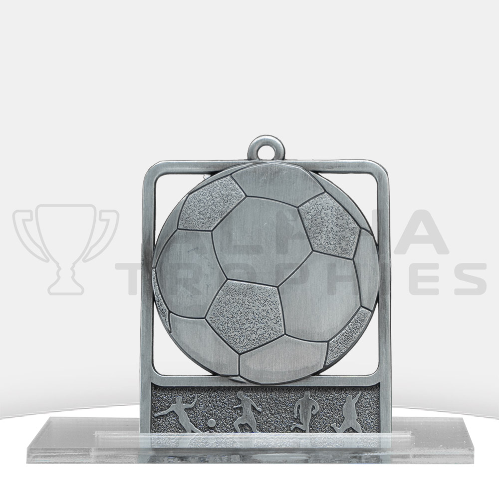 football-medal-rosetta-silver-front