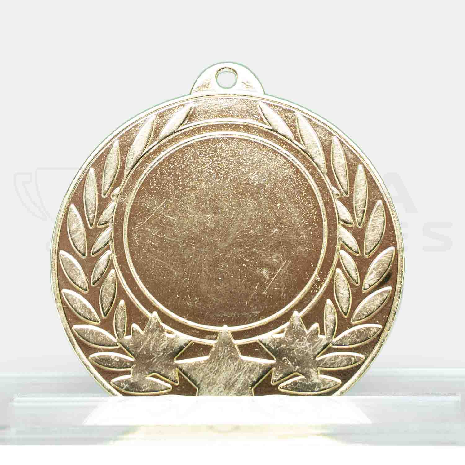 generic-25mm-centre-wreath-medal-gold-1040gvp-front