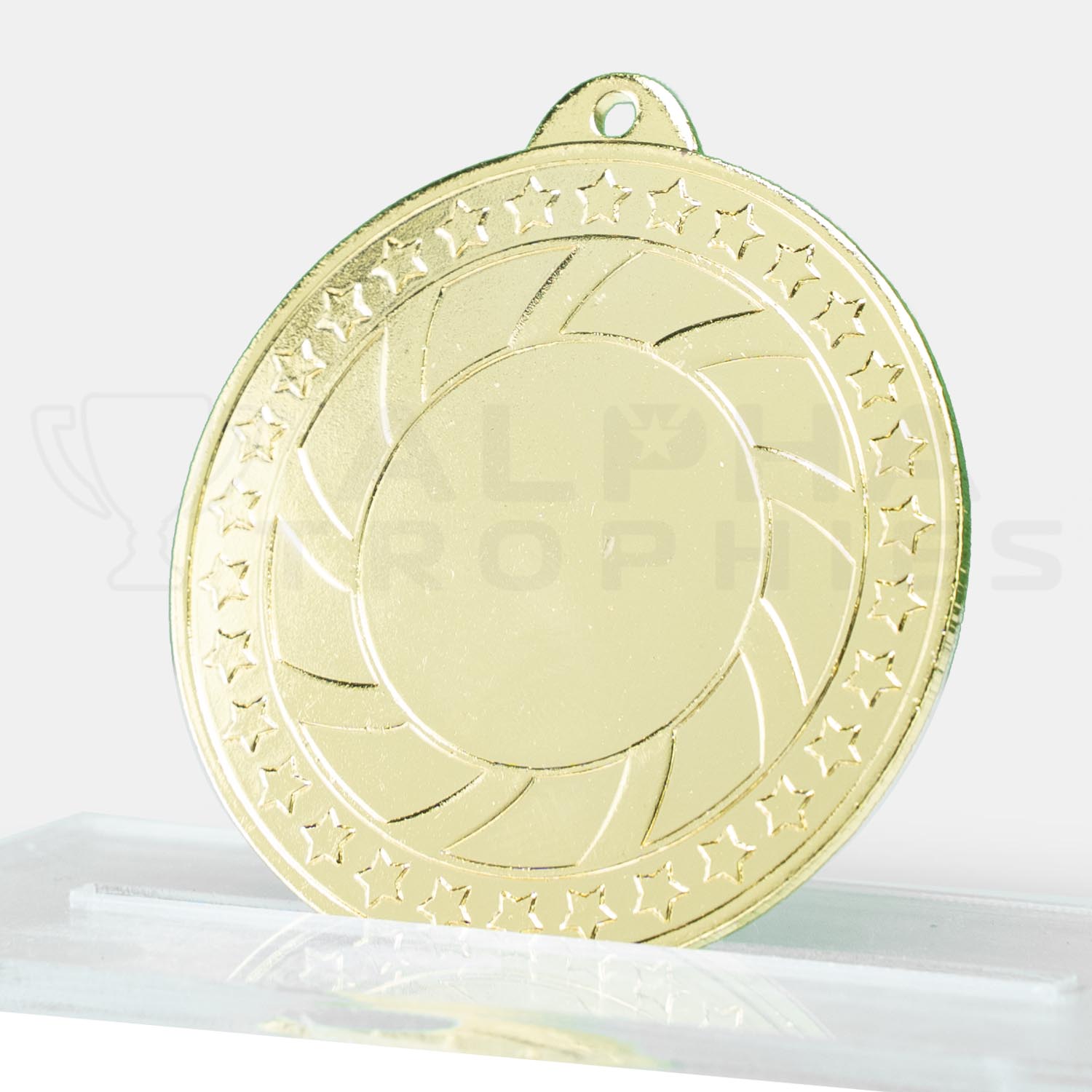 generic-25mm-centre-wreath-medal-gold-1046gvp-side