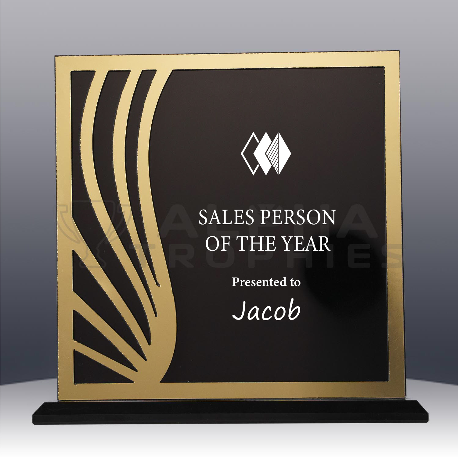 gold-acrylic-black-glass-square-gabg02a-front-with-text