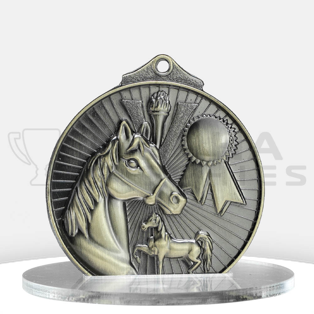 horse-medal-gold-front