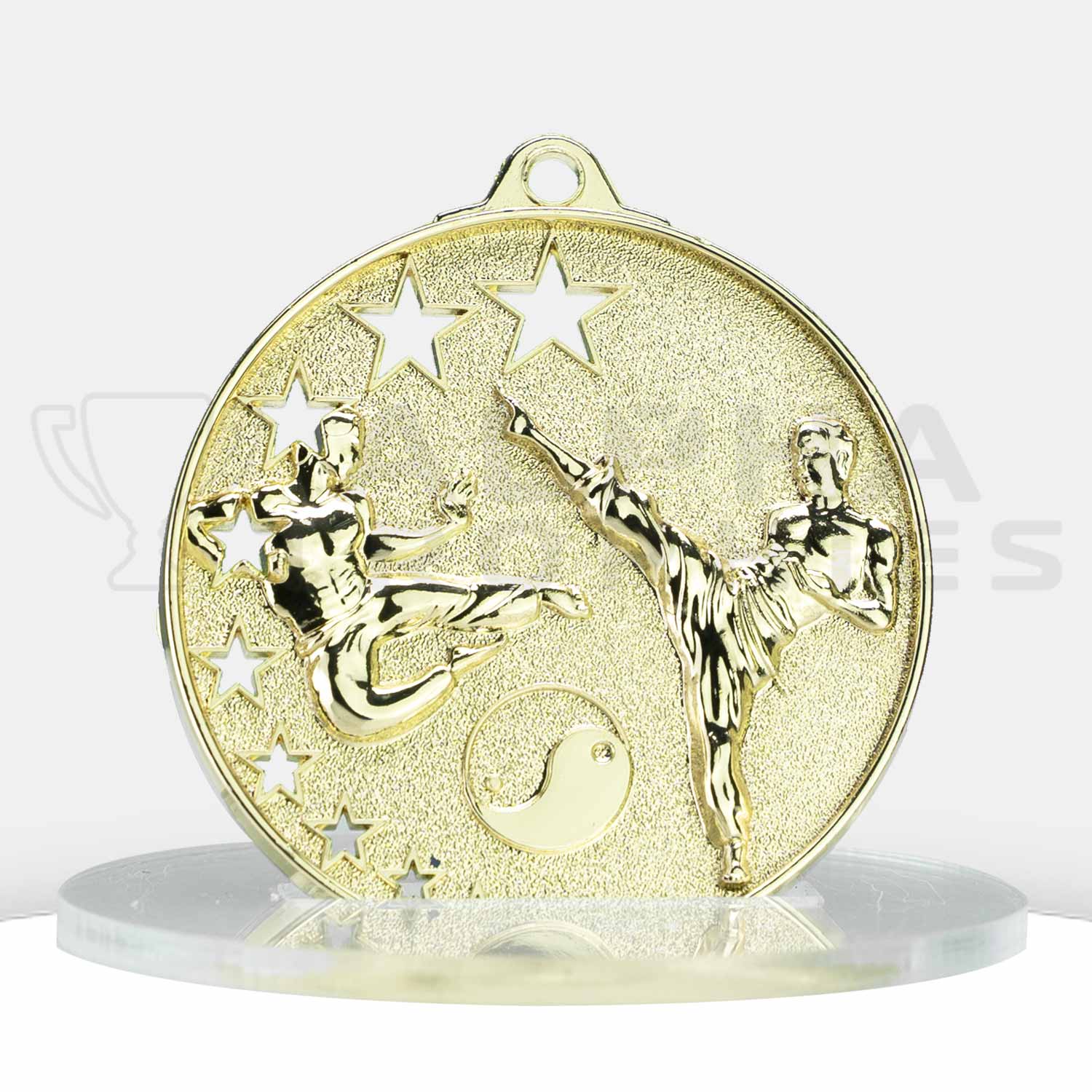 karate-stars-medal-gold-front