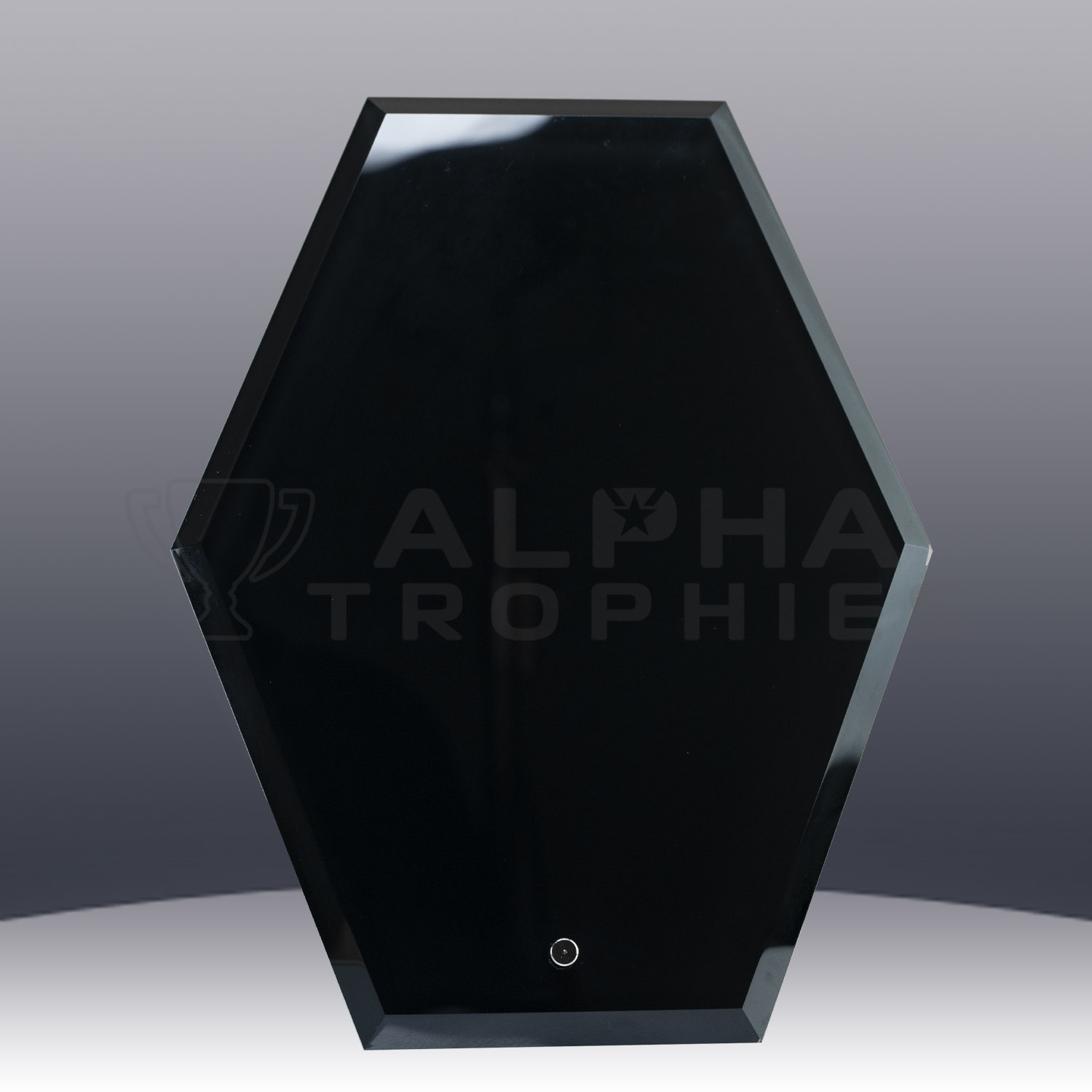 laser-glass-hexagon-black-1271-1bk-front