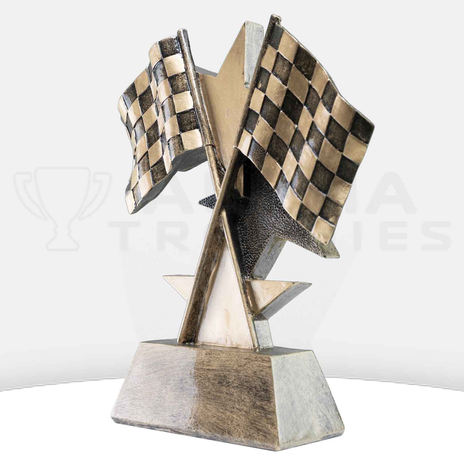 Motorsport Flags Trophy 205MM | Alpha Trophies