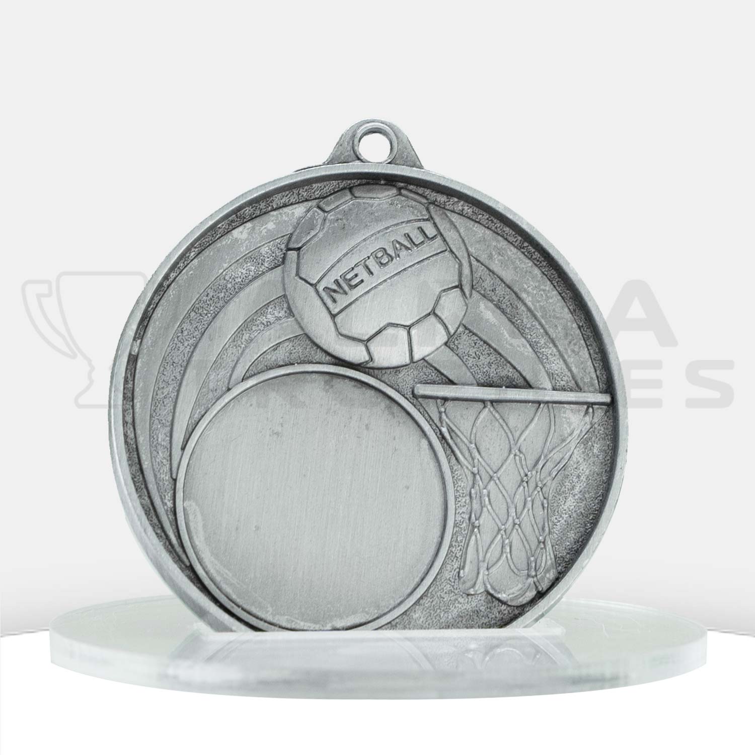 netball-medal-insert-option-silver-front