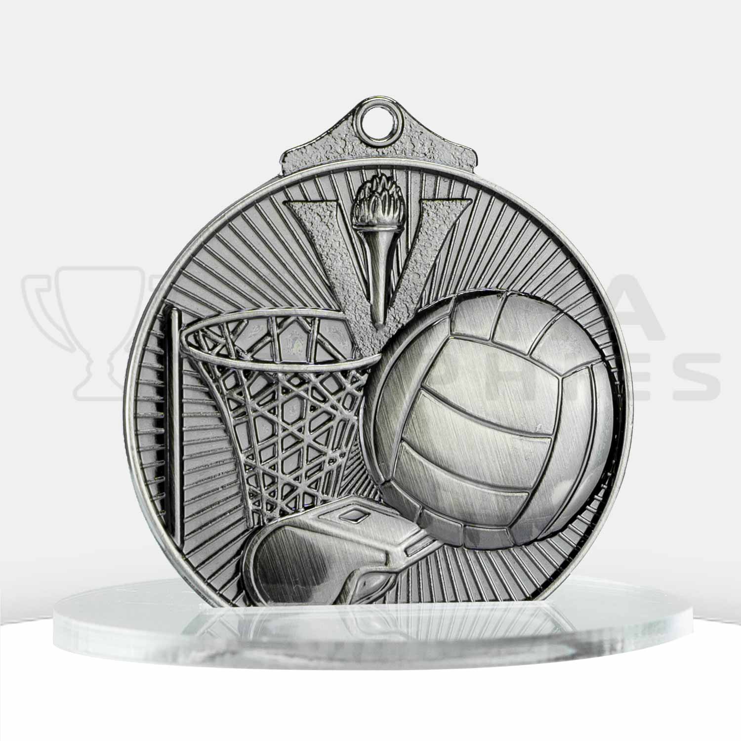 netball-medal-silver-front