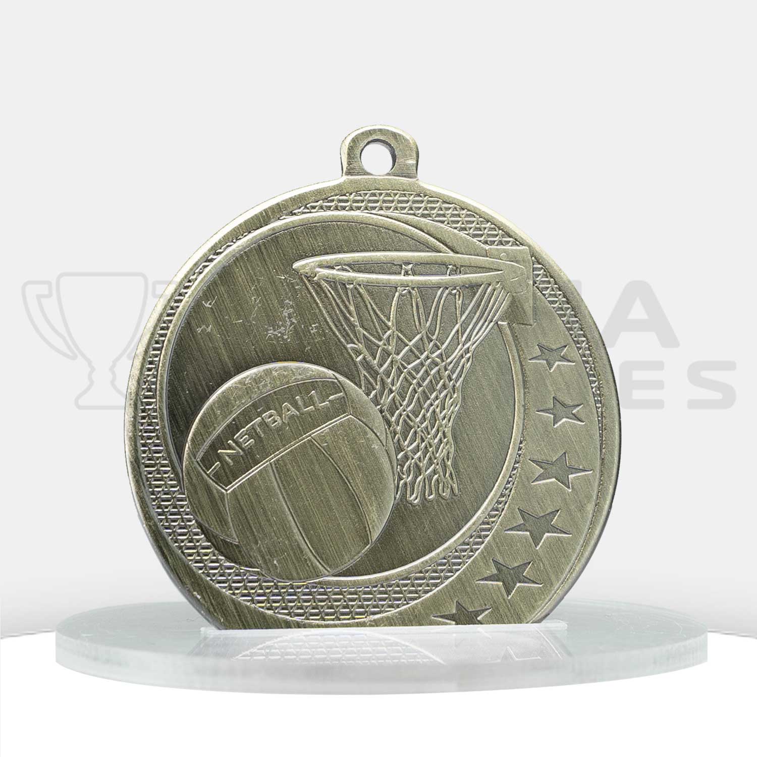 netball-wayfare-medal-gold-front