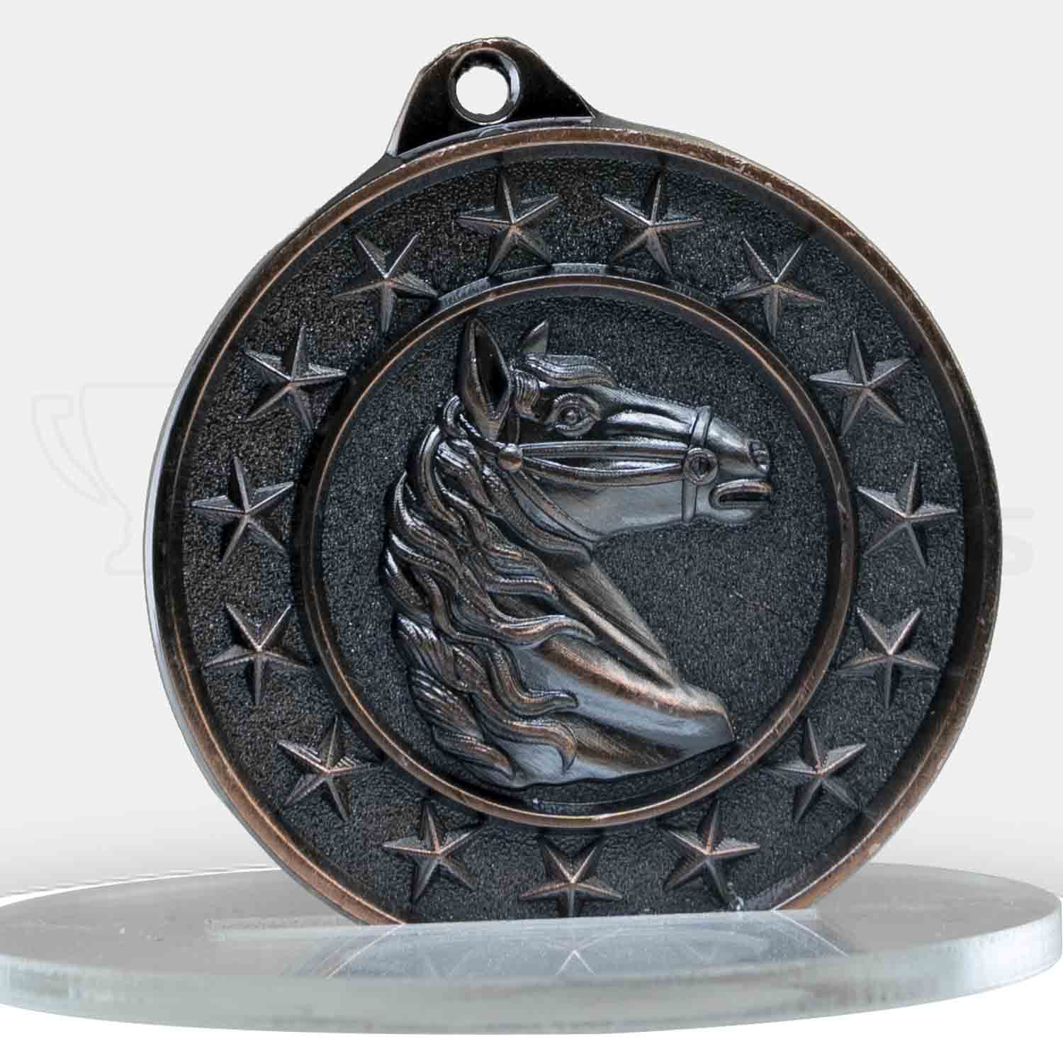 shooting-star-series-horses-bronze-front