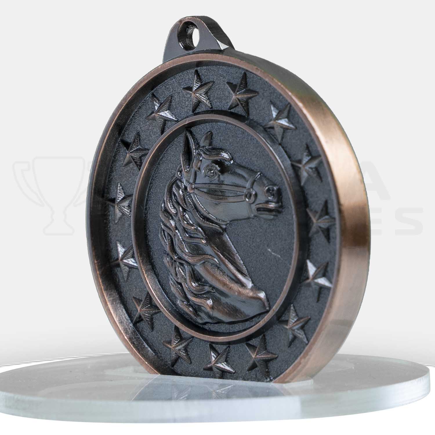 shooting-star-series-horses-bronze-side