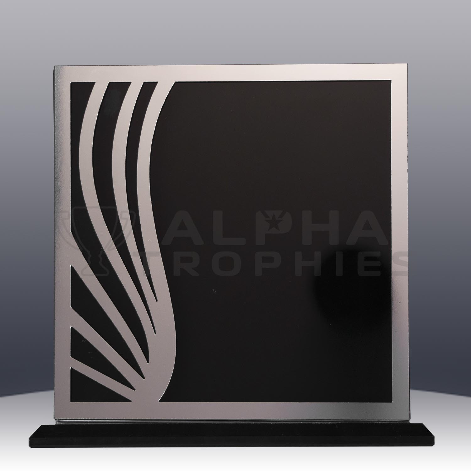 silver-acrylic-black-glass-square-sabg02a-front