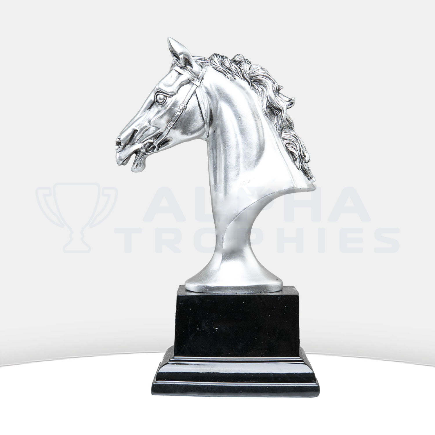 Silver Horse Head Trophy 195MM | Alpha Trophies