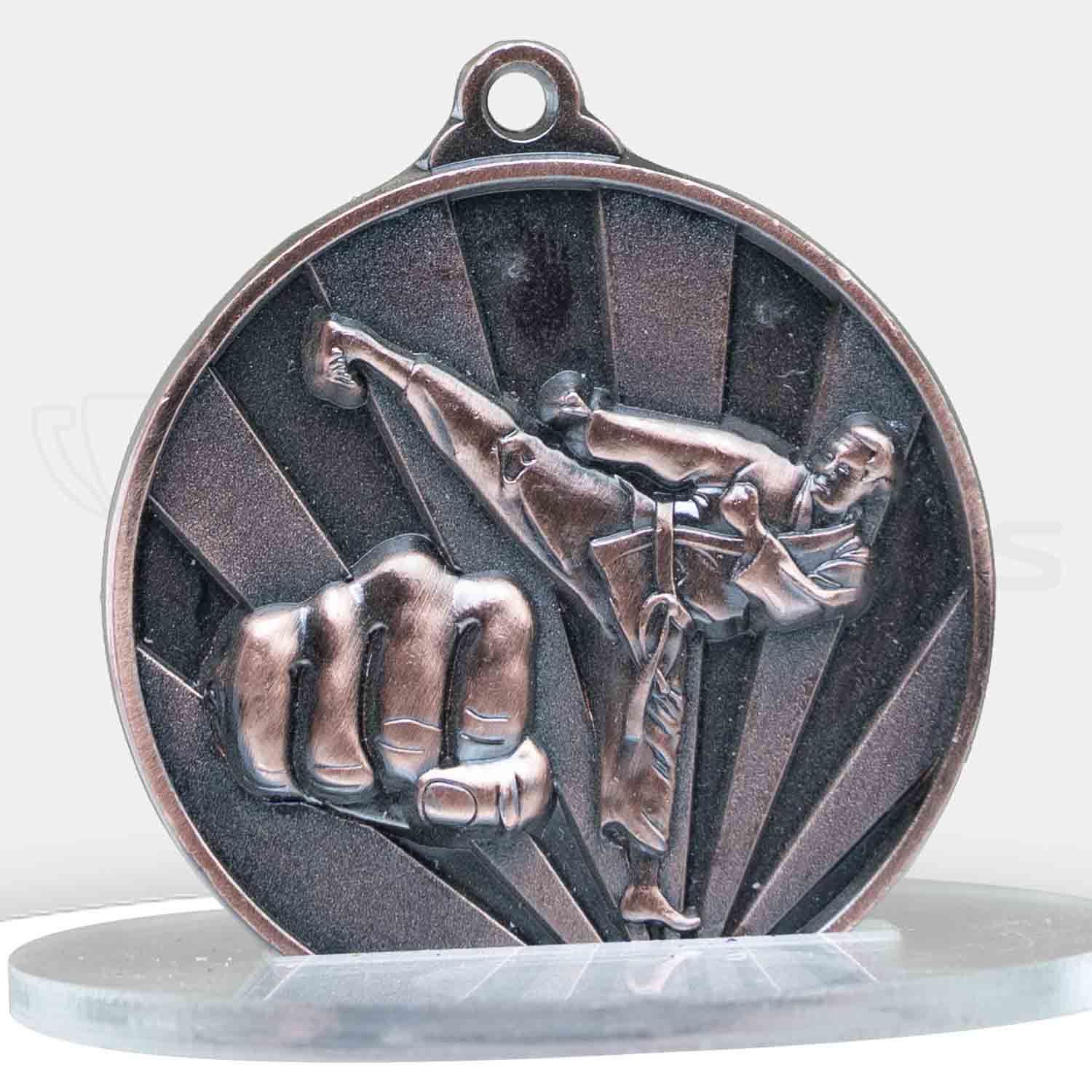 sunrise-medal-martial-arts-bronze-front