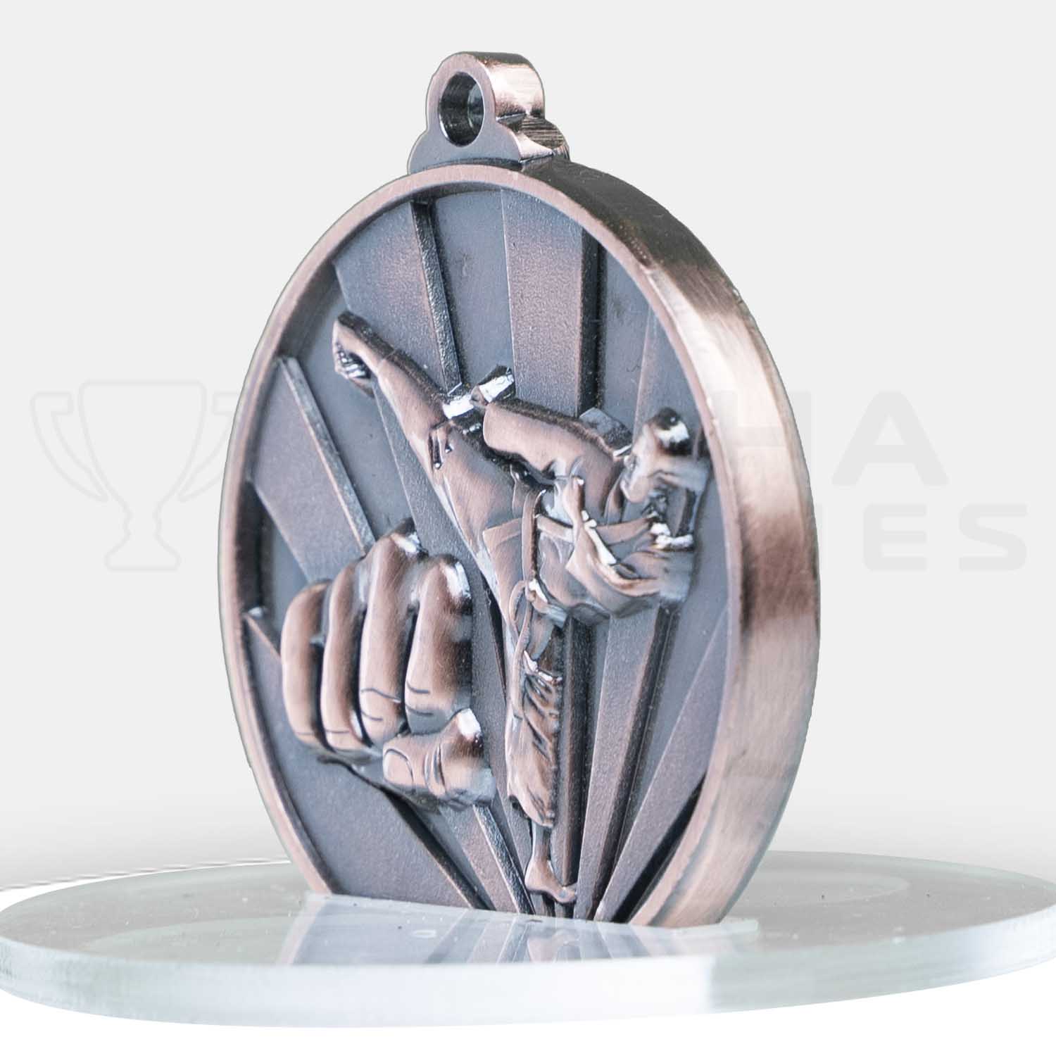 sunrise-medal-martial-arts-bronze-side