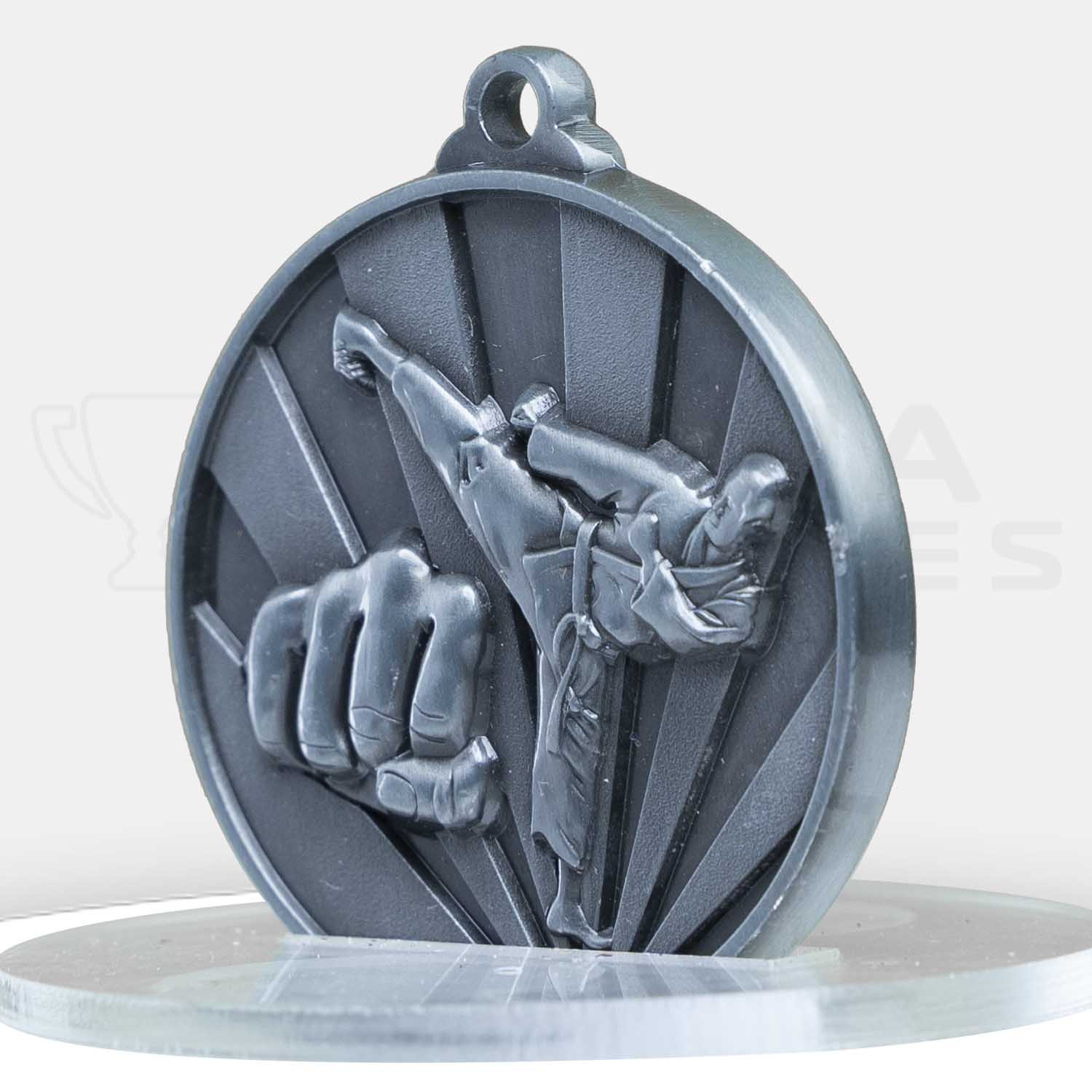 sunrise-medal-martial-arts-silver-side