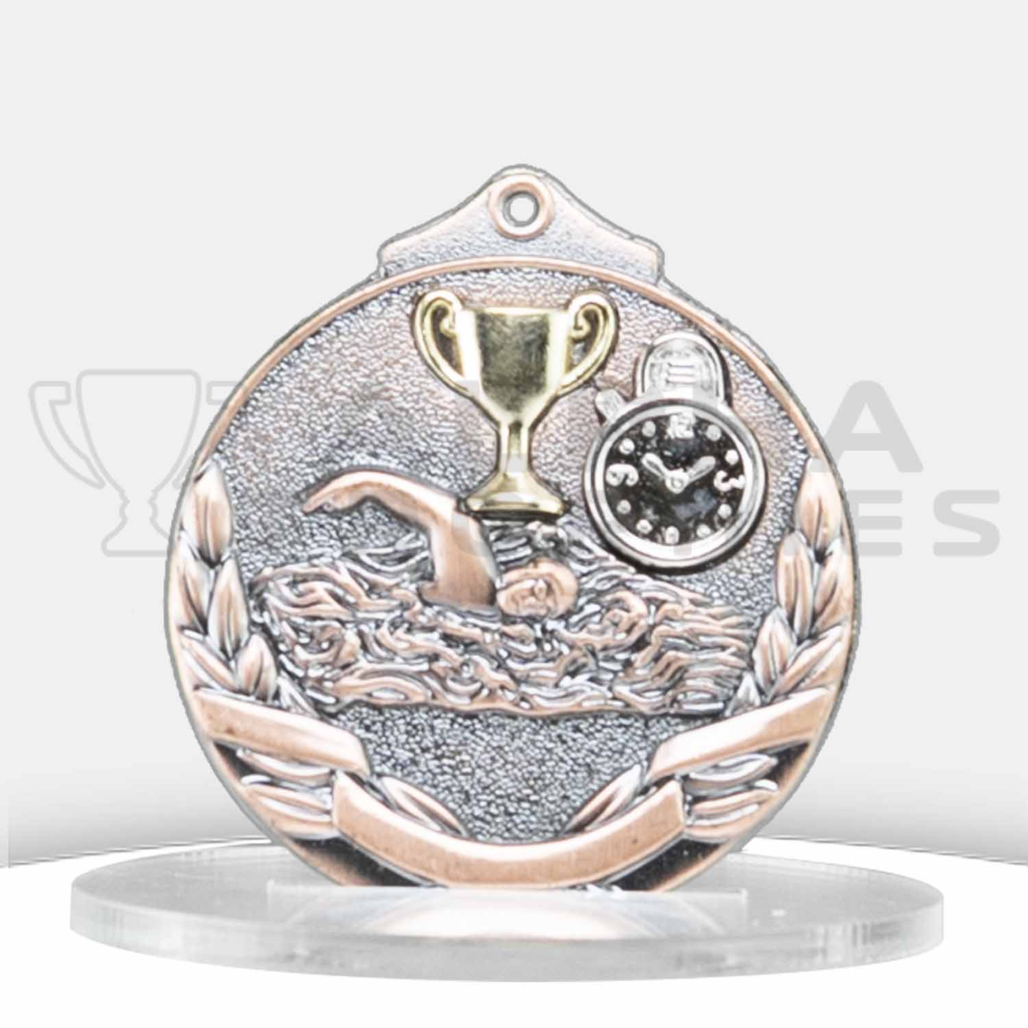 swimming-two-tone-medal-bronze-front