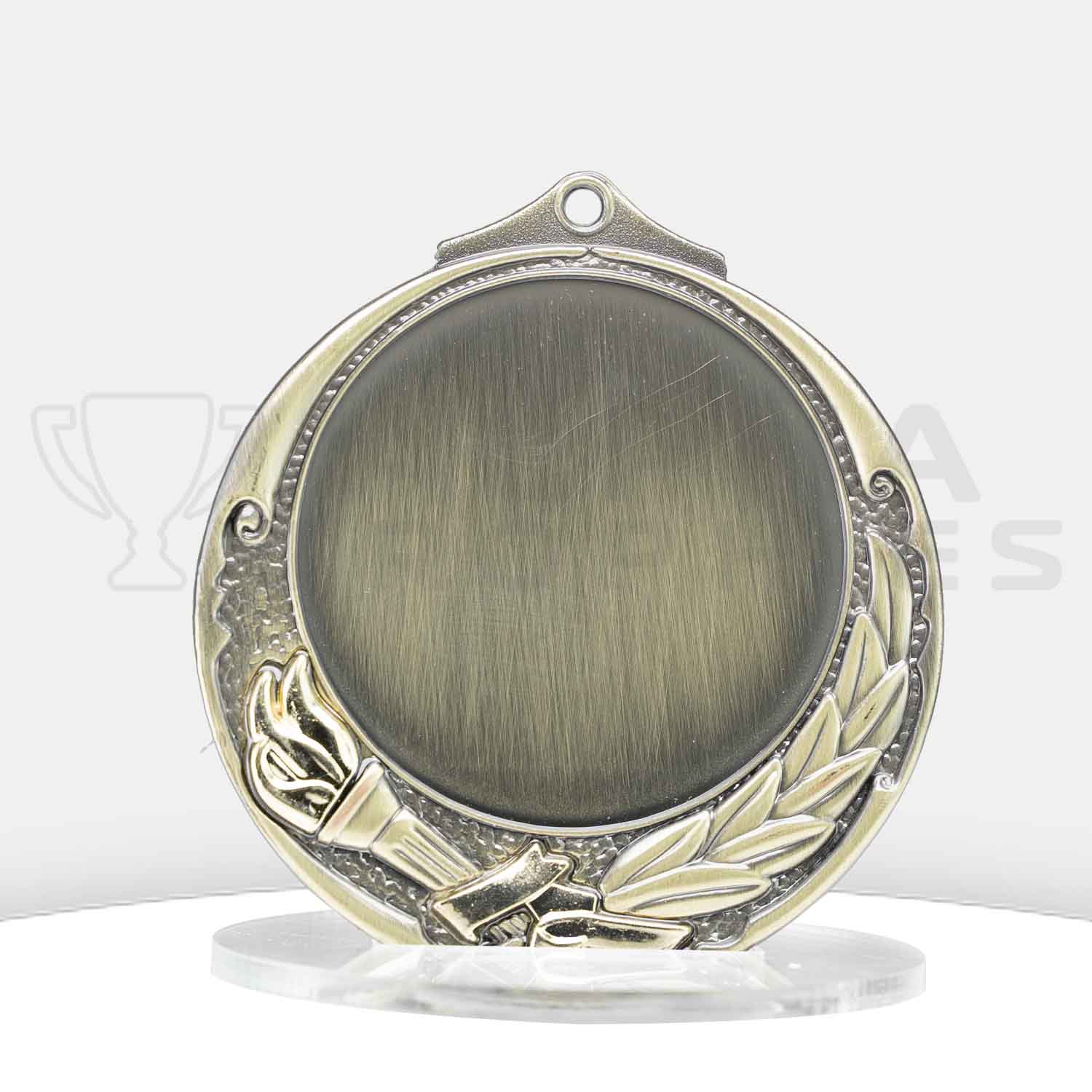 torch-medal-50mm-gold-front